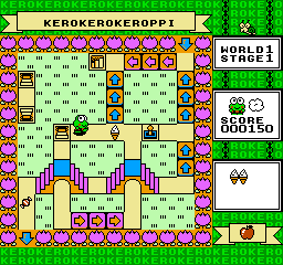 Kero Kero Keroppi no Daibouken (Japan) In game screenshot